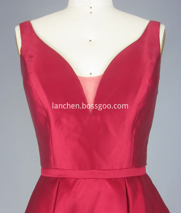 Bridesmaid Dresses Red detail