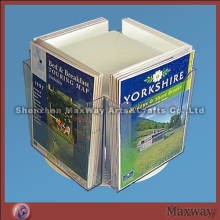 Tetrahedral crystal acrylic file/map holder/shelf which suit for office/bookshop