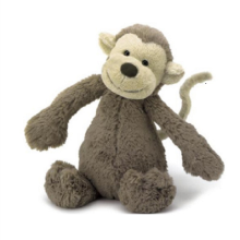 Cute animal plush monkey toy