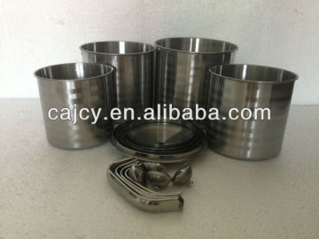 Stainless Steel Mug Set