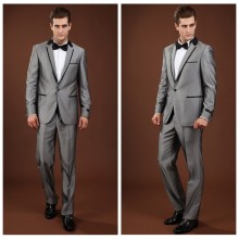 dark gray coat pant suits for men