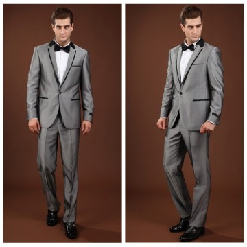 dark gray coat pant suits for men