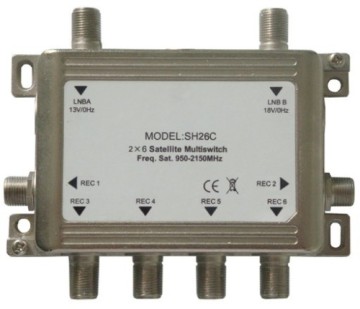 2 In 6 Out Satellite Multiswitch For Directv System?