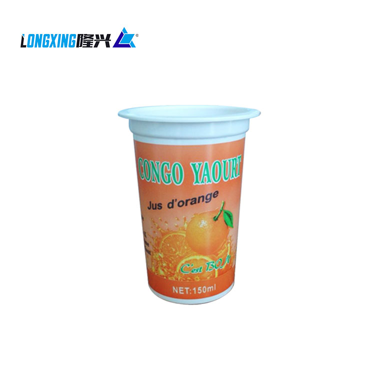 custom disposable plastic yogurt cup