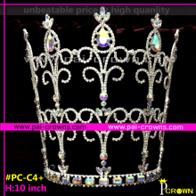 Bulk princess rhinestone tiaras large pageant crowns