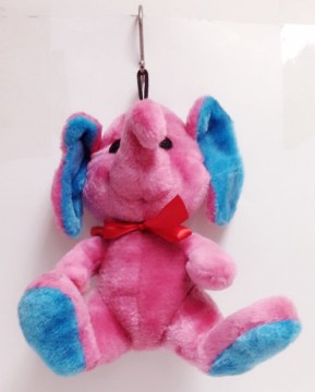 Pink elephant pet toy