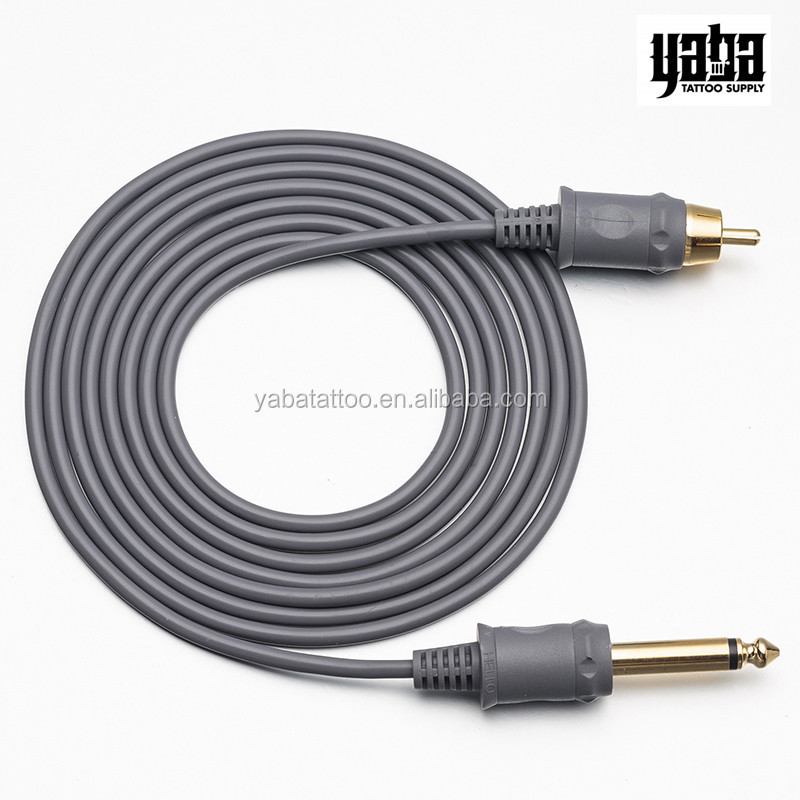 2018 Yaba Double colors Silicone elastic 4.5 m RCA Tattoo Clip Cord