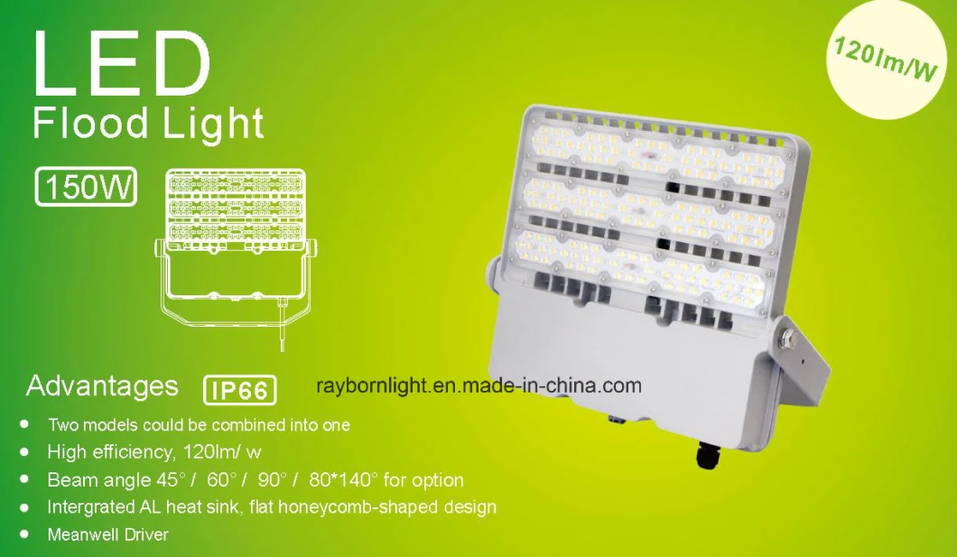 5 Years Warranty SMD Outdoor Project 150W 200W 300W 400W LED Flood Light with Ce RoHS Certification