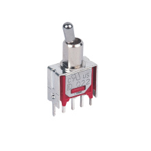 DPDT Silver Terminal Sub-miniature Toggle Switch