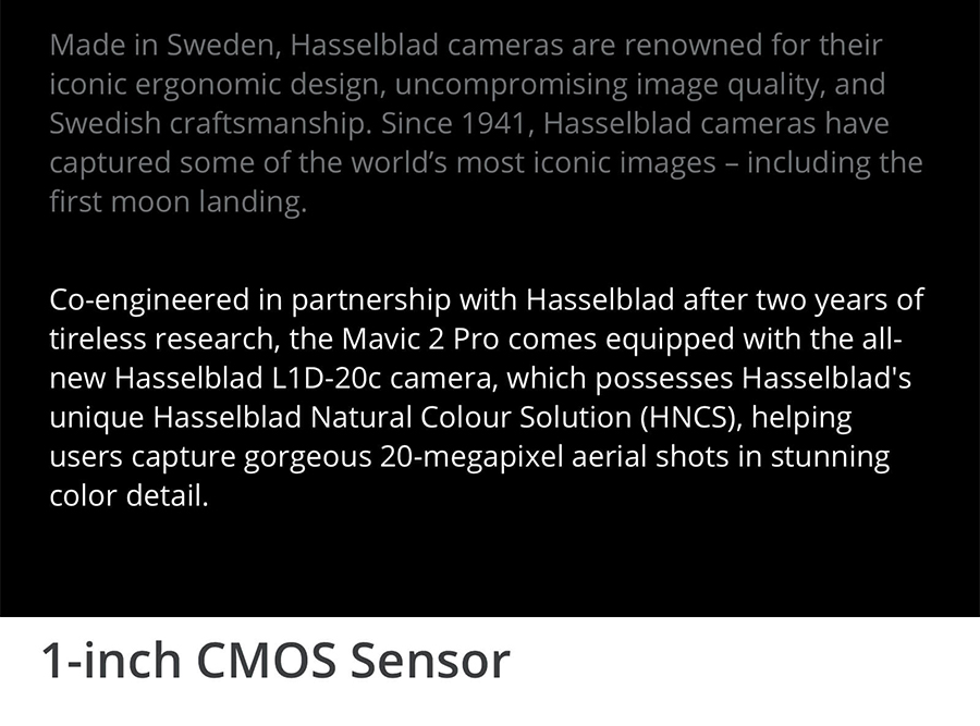 DJI Mavic 2 Pro Gimbal Camera 4k Hasselblad camera compatible with DJI mavic 2 pro