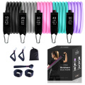 11 pcs Hip Long Fitness Resistance Bands Set