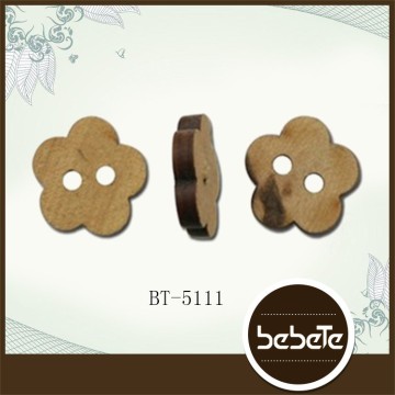 2hole flower shaped coconut buttons,children decorative buttons