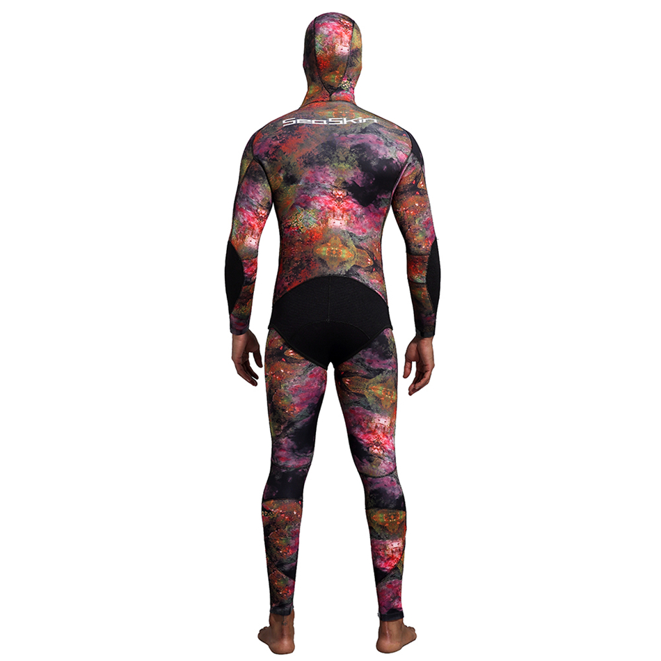 Seaskin 4/3mm Neoprene Two Pieces Jacket Men's Wetsuit