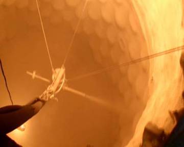 Blast furnace lining repair