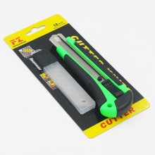 New Office Art Knife with 3 Extra PCS Blade Plastic Handle Utility Knife