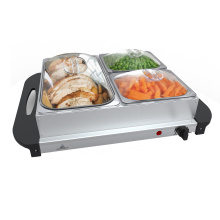 Professional Hot Plate Food Warmer with 3 Tray