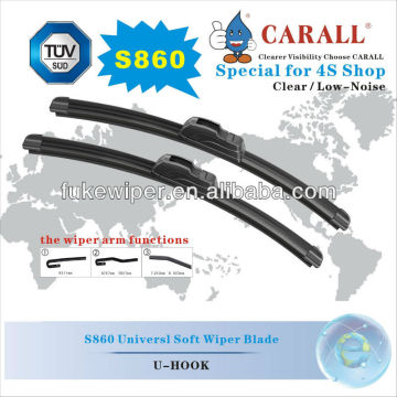 S860 Double wiper blade , Wiper blade with spray nozzle , toner cartridge wiper blade