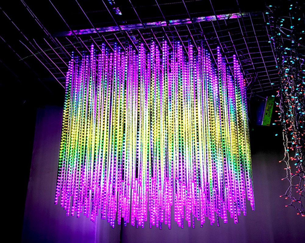 3D Lighting Effect RGB Pixel Kinetic Tube