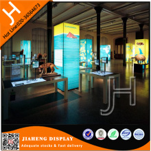 High end science museum exhibition display equipment with led design