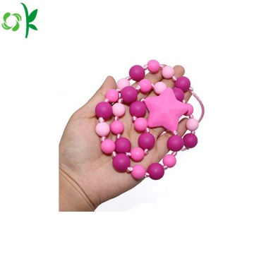 New Decoration Fashion Silicone Necklace Beads for Baby