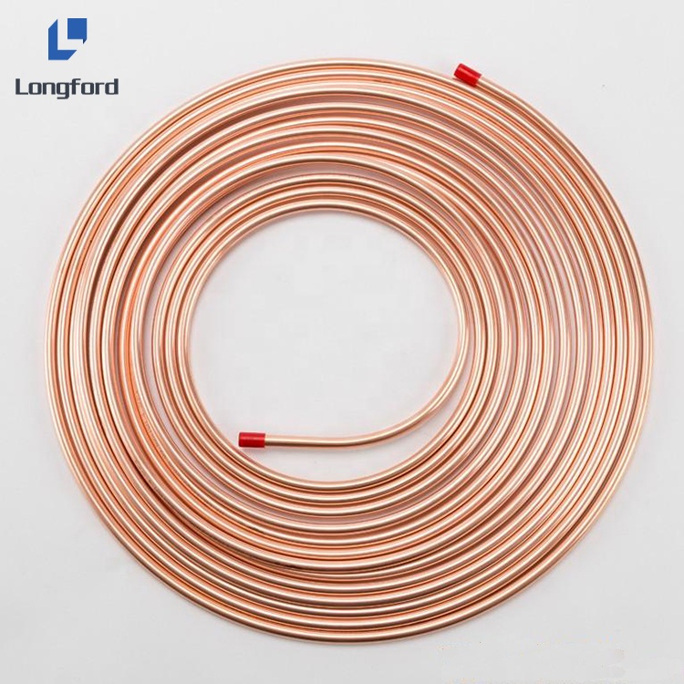 induction 1/4 copper coil pipe mueller china copper tube coil heater pipe spiral coil heat exchanger copper tube water pipe