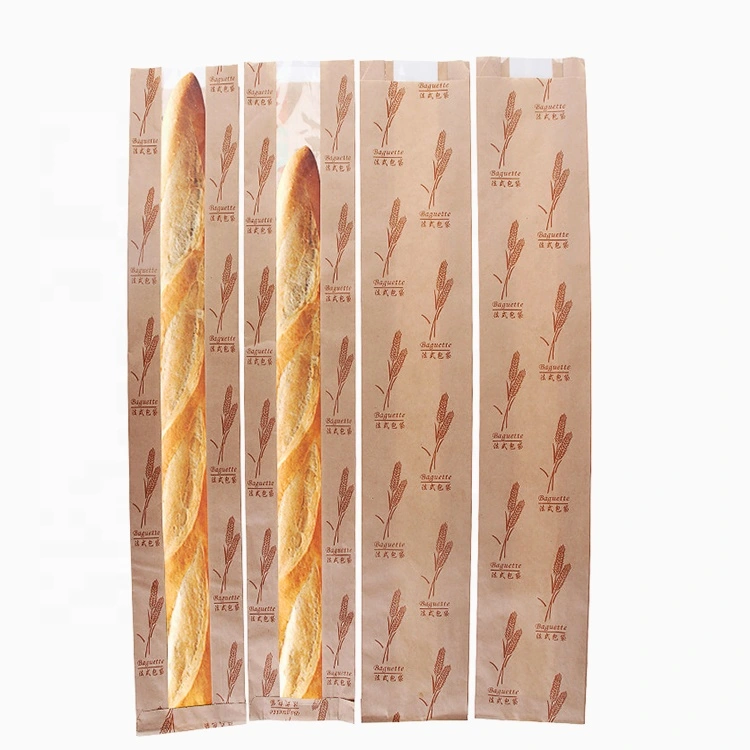 Promotion Kraft Paper Packing Bags/French Baguette Bakery Bread Sandwich Bag