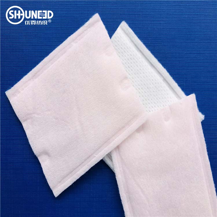 Viscose Pink color beauty pads Disposable Manufacturers square pattern Cosmetic Make Up Remover Absorbent Cotton Pads cosmetic