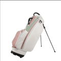 Sac de stand de golf pu en cuir de golf sac