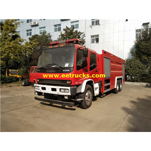 11000 Litres 6x4 Fire Fighting Foam Trucks