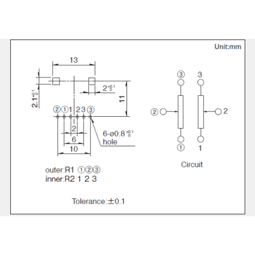 Rk12l series Rotary potentiometer