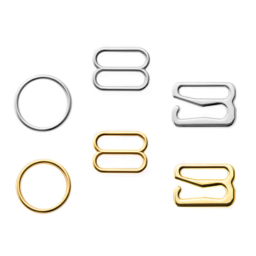 Wholesale Eco-Friendly Bra Rings and Sliders - Stainless Steel Hooks for Swimwear