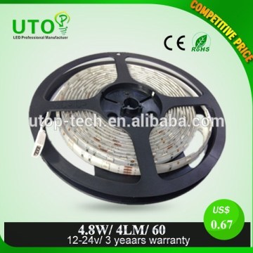 CE RoHS certified led flexible strip light 60 led/m DC12V