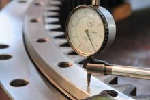 Inner Gear Crane Slew Bearing For Electronic Power Plant ,