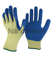 NMSAFETY 13 gauge nylon & 7 gauge acrylic liner coated latex foam winter gloves