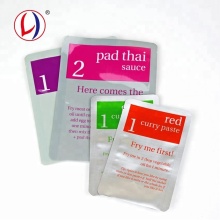 Sauce Packaging with Tear Notch: Condiment Packets