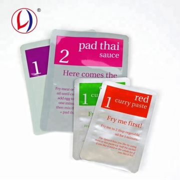 Sauce Packaging with Tear Notch: Condiment Packets