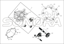 MISSION CASE & DRIVE SHAFT For LONGJIA FORMULA Spare Part Top Quality