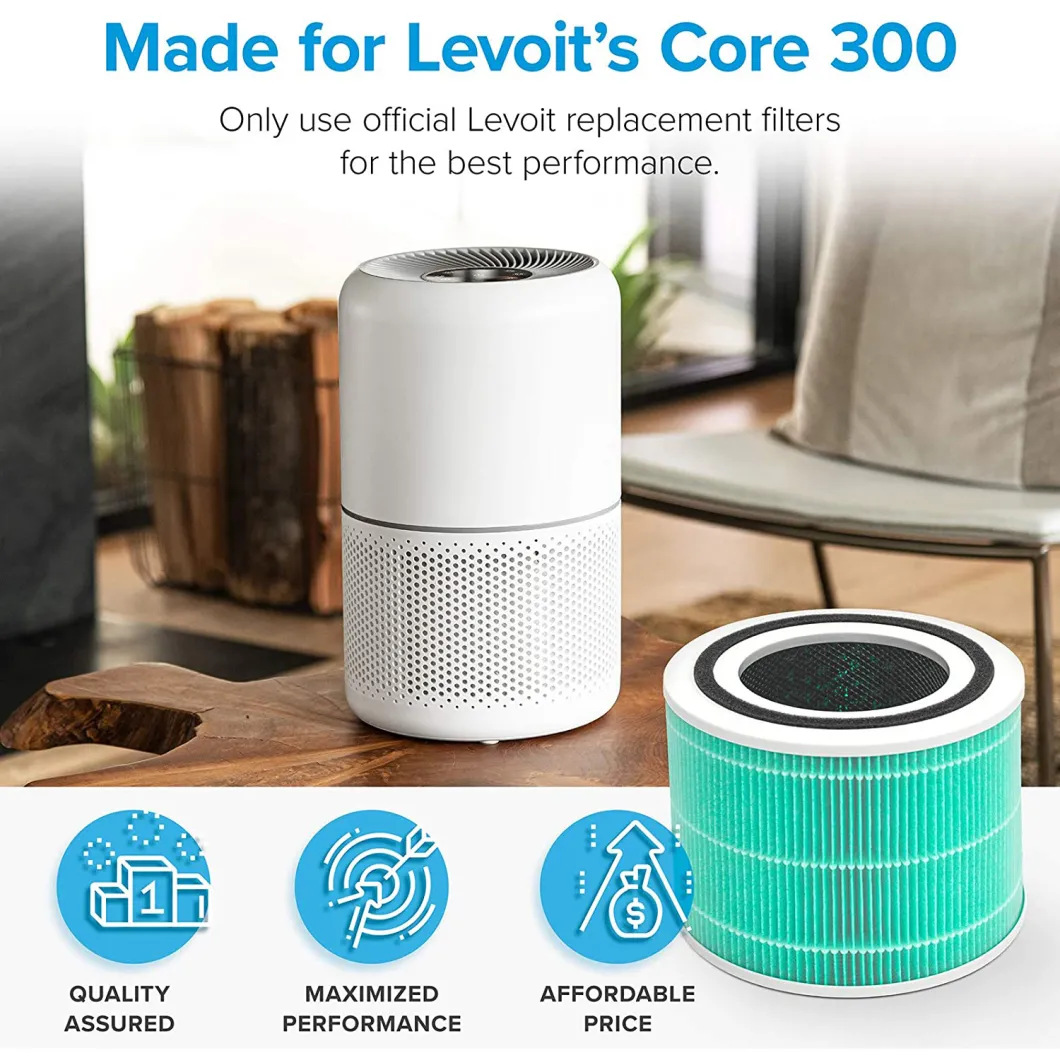 H13 HEPA Filter Activated Carbon Filter for Levoit Core 300