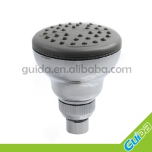 Bathroom Adjustable Fixed Wall Shower Head, Plastic With Chrome Finish