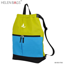 Most popular colors sports cheap draw string backpack drawstring bag for promotion polyester bag