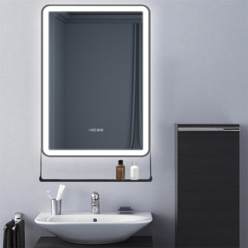 LED Bathroom Mirror Light with Shelf