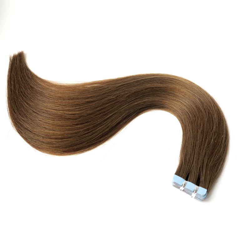 Wholesale Virgin Human Hair Tape In Double Drawn Remy Russian Tape Hair Extensions