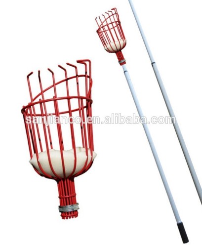 PE coated steel wire garden tool fruit picker