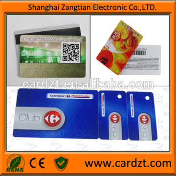 preprinted barcode card