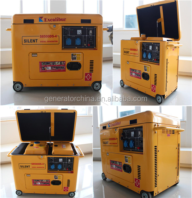 4.6KVA  Factory Soundproof S5000DS-7 Silent Diesel Generator For Sale