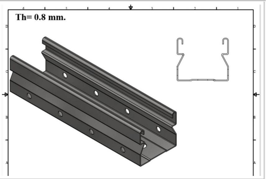 profilo di disegno verticale upright drawing profile