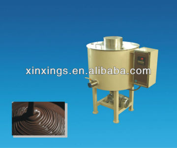 Chocolate syrup attemperator/chocolate machine