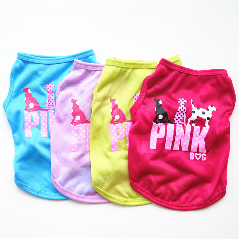 Pet Clothing Summer Breathable for Dogs Cool Polyester Vest Dog Clothes Vest Wholesale