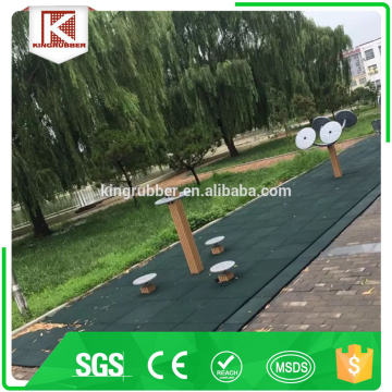 outdoor interlocking recycled rubber pavers