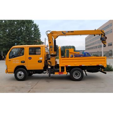 ใหม่ล่าสุด DFAC Double Cabin Cargo Crane Truck